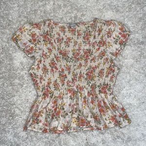 V-neck American Eagle babydoll blouse